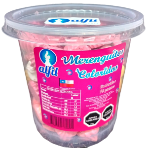 Merenguitos de colores 70 gramos.